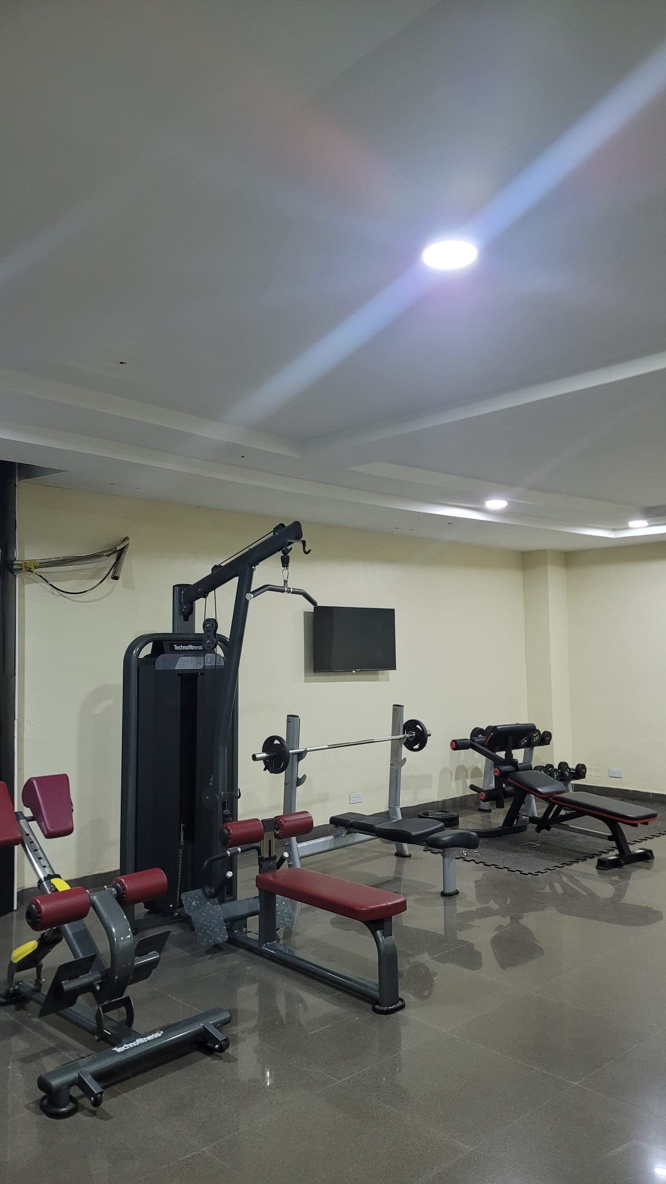 The gym at Oaklands